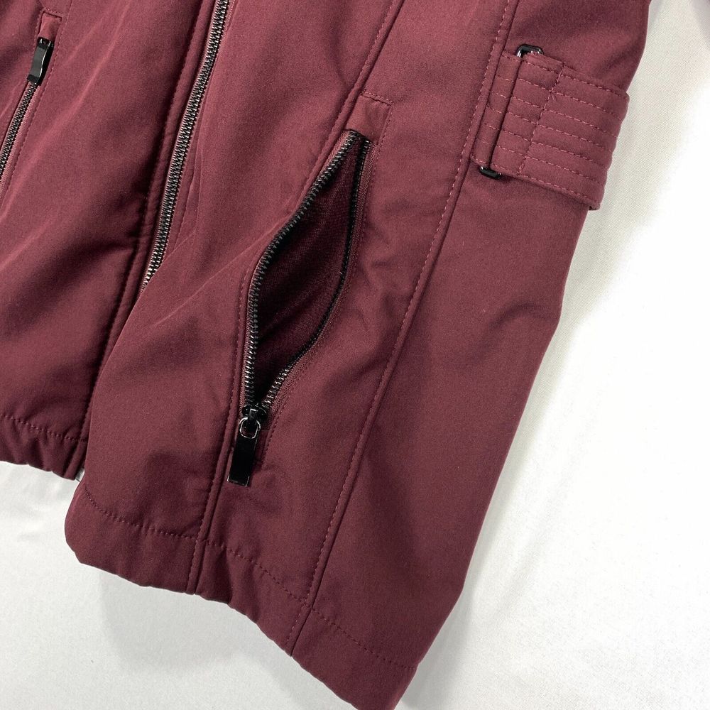 Zeroxposur Womens Water Resistant Warm Rain Jacket Plum Womens Medium Soft Shell - Picture 9 of 15